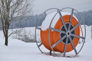 Auch in St. Georgen geht bei Temperaturen unter +5 °C nichts beim Ausbau