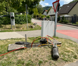 Neue Zuleitung in Lenningen