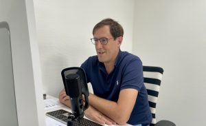 Podcastaufnahme mit Stiegeler Geschäftsführer